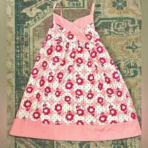 Penelope Mack bold flower print girls size 6 dress